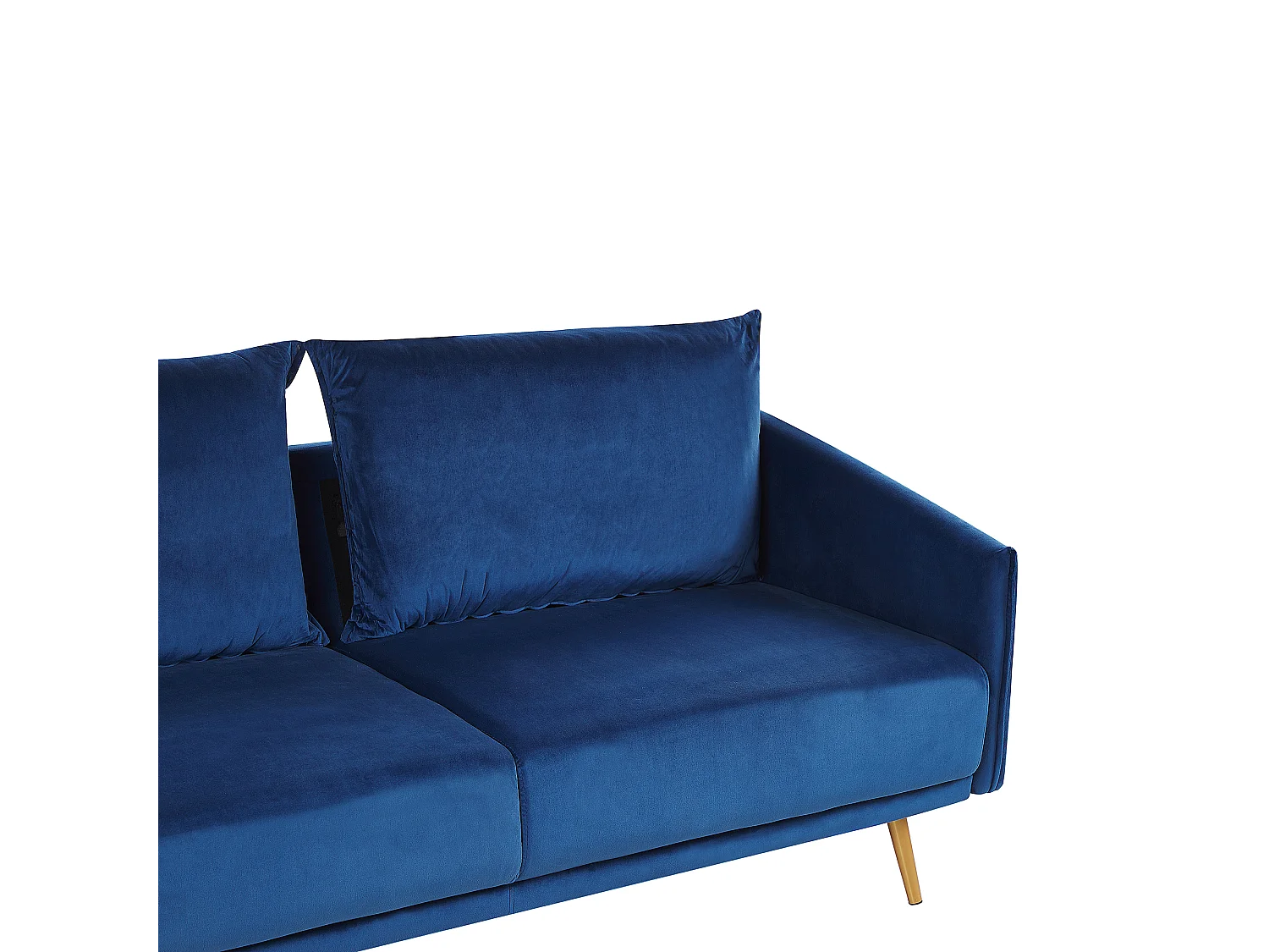 Canapé 3 places MAURA Velours Bleu marine