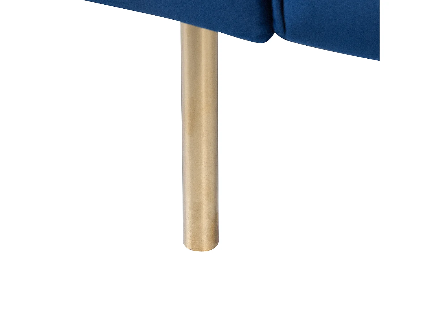 Schlafsofa VISNES Samtstoff Marineblau 3-Sitzer