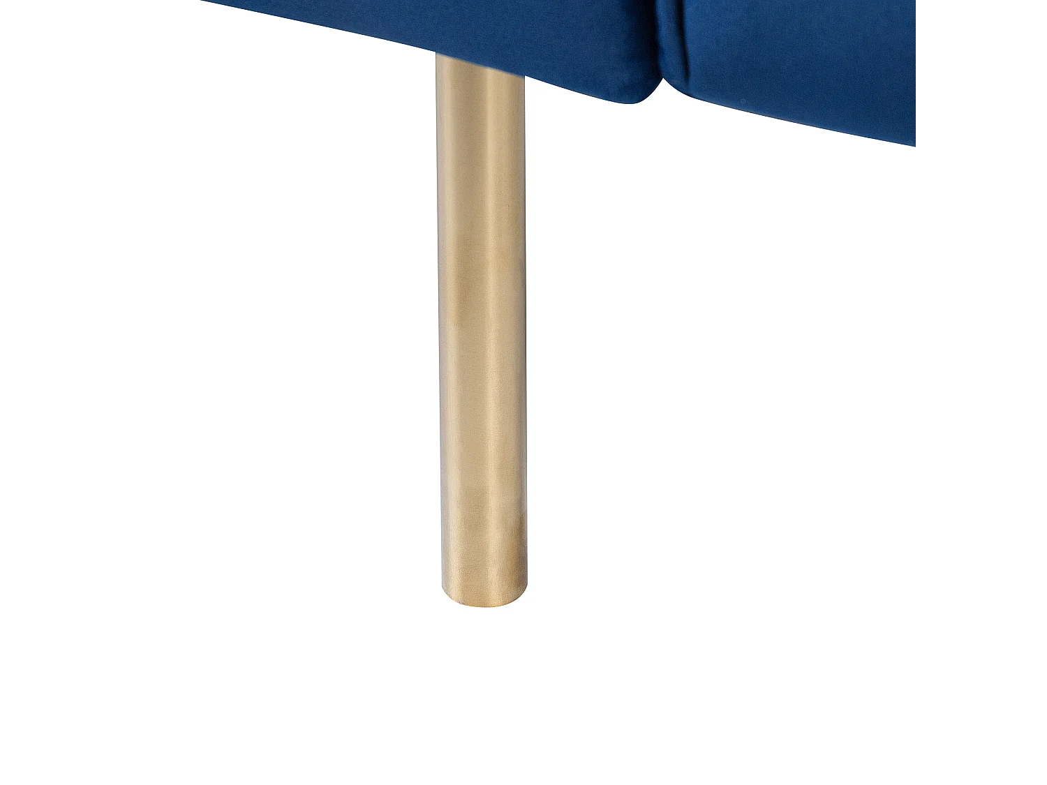 Sofá cama VISNES Terciopelo Azul marino 3 plazas