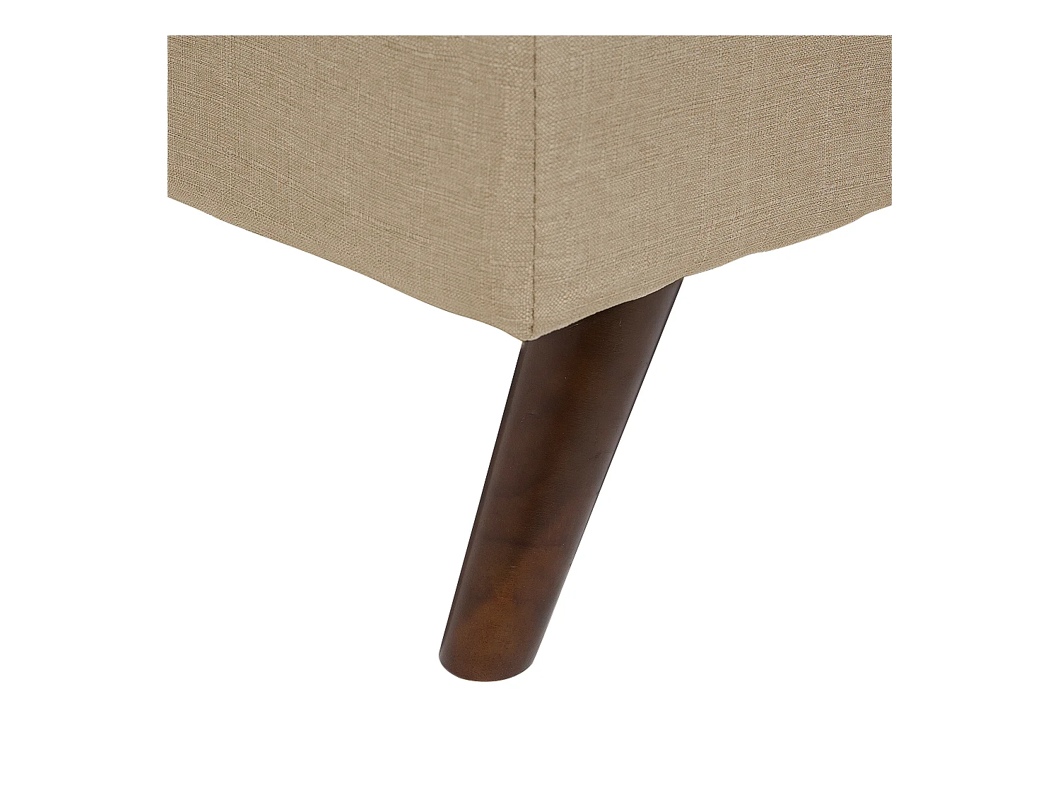 Schlafsofa individuell verstellbare Rückenlehne Polsterbezug hellbraun Ronne