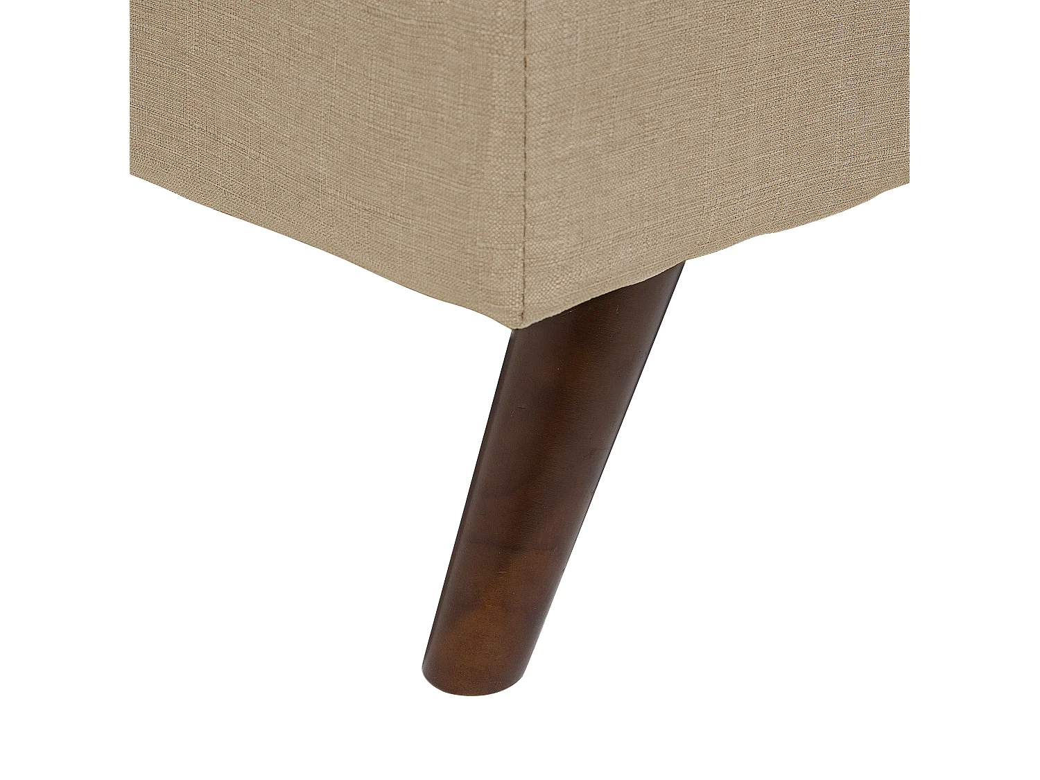 Slaapbank RONNE Stof Lichtbruin 3-zitter