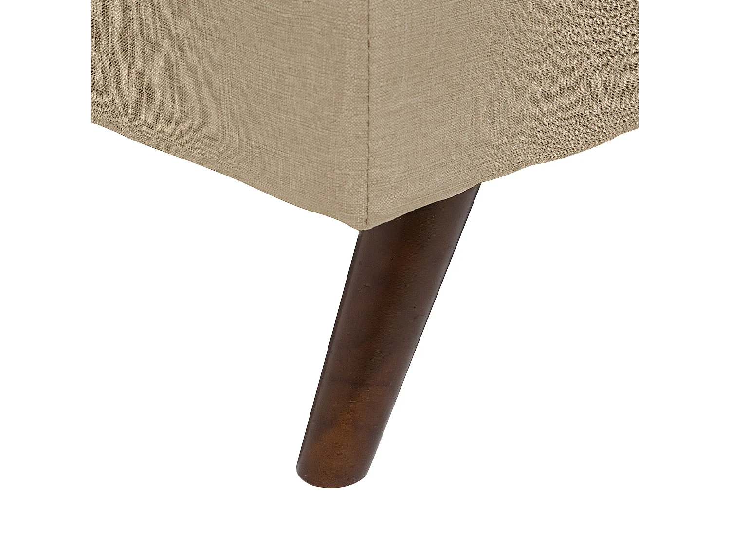 Slaapbank RONNE Stof Lichtbruin 3-zitter