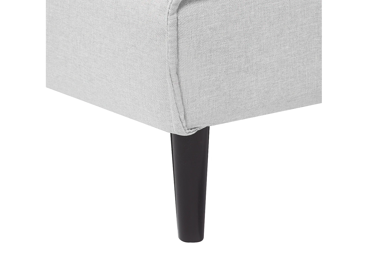 Canapé-lit 3 places VISBY Tissu Gris clair