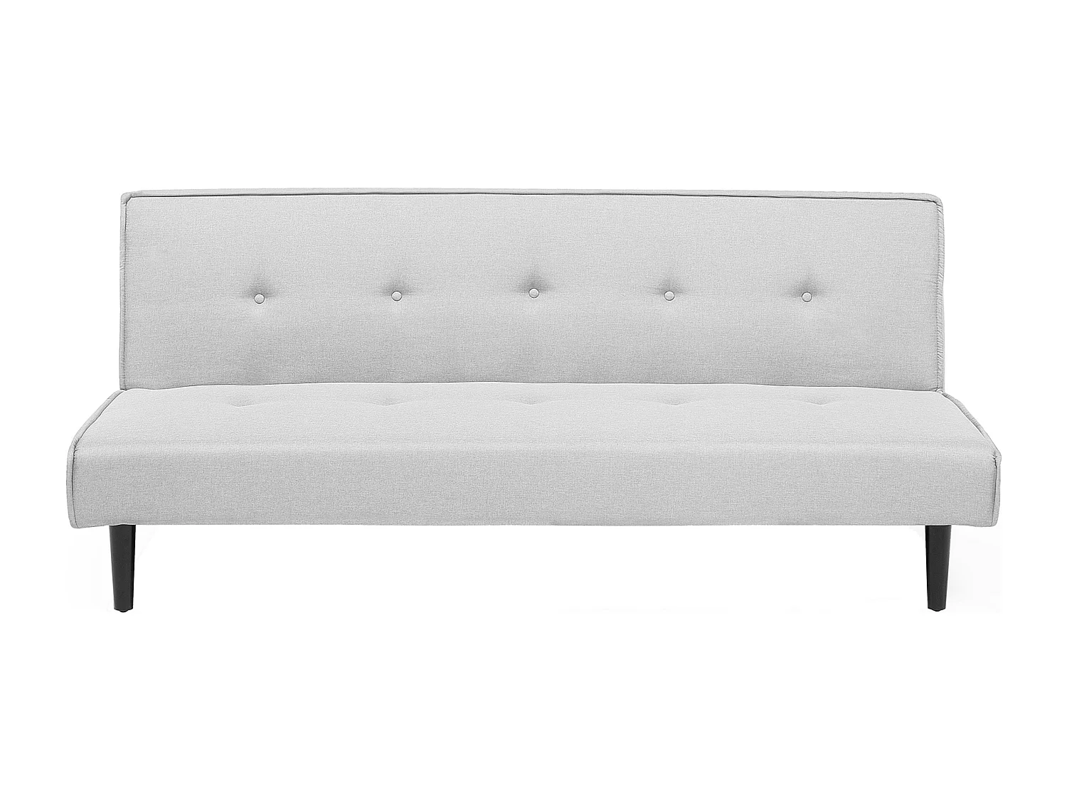 Sofá cama VISBY Tela Gris claro 3 plazas