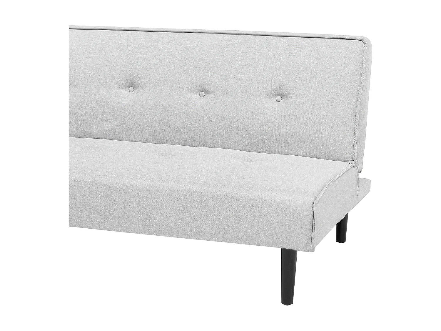 Sofá cama VISBY Tela Gris claro 3 plazas