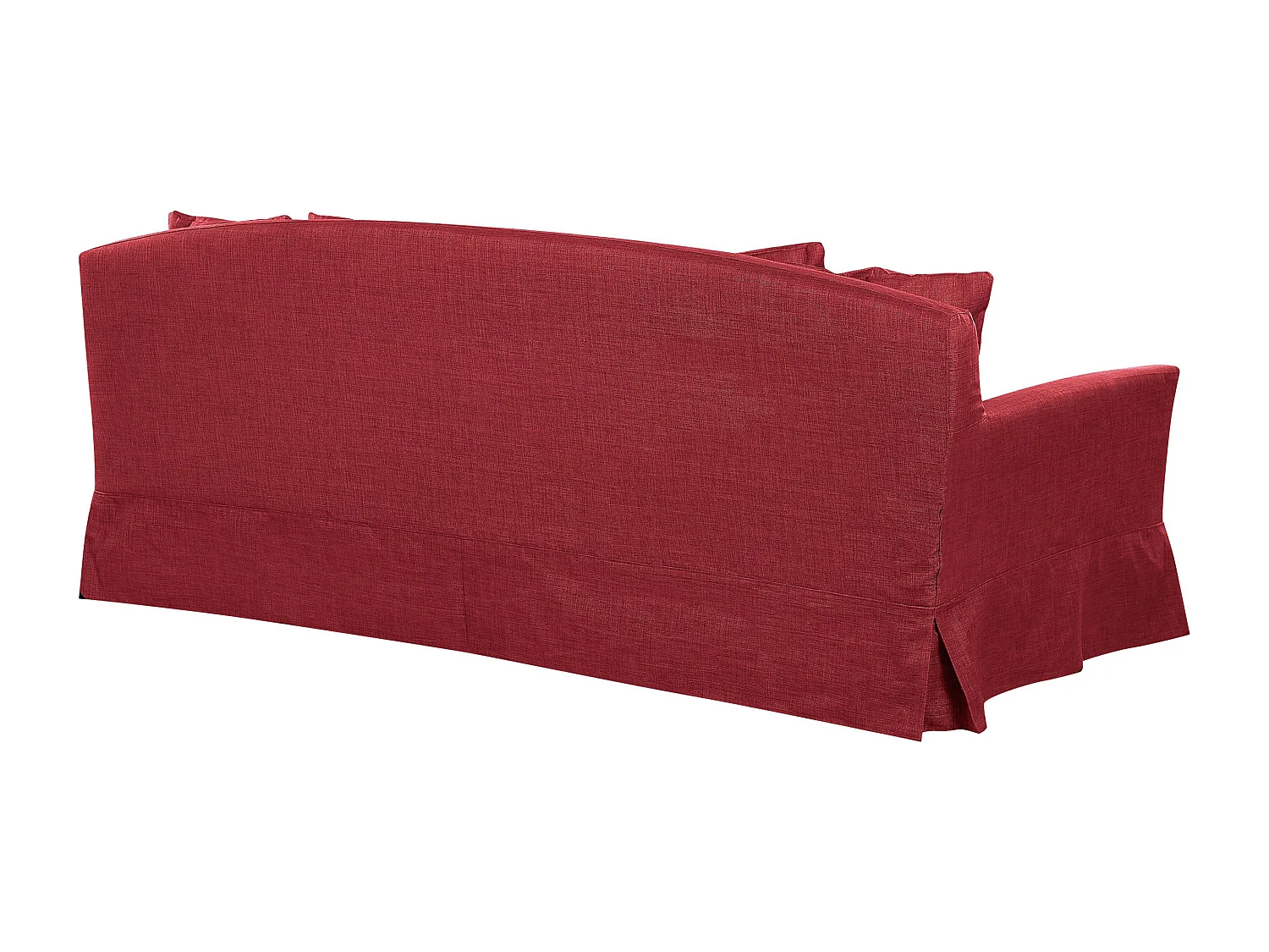 Divano GILJA Tessuto Rosso 3 posti