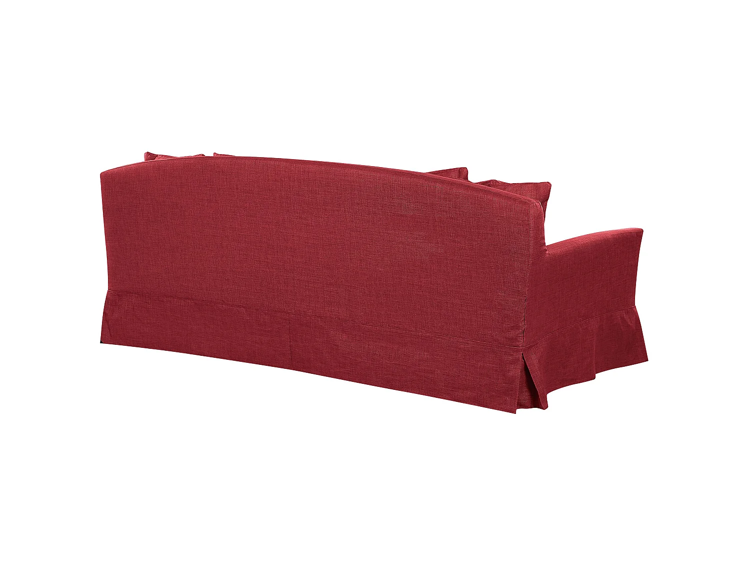 Divano GILJA Tessuto Rosso 3 posti