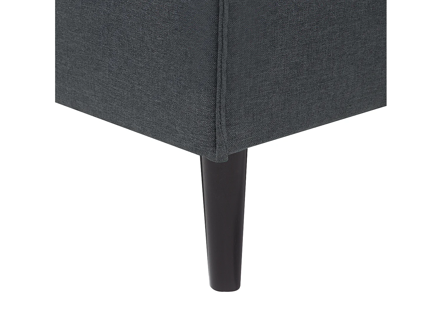 Praktisches Schlafsofa Polsterbezug dunkelgrau ohne Armlehnen Visby