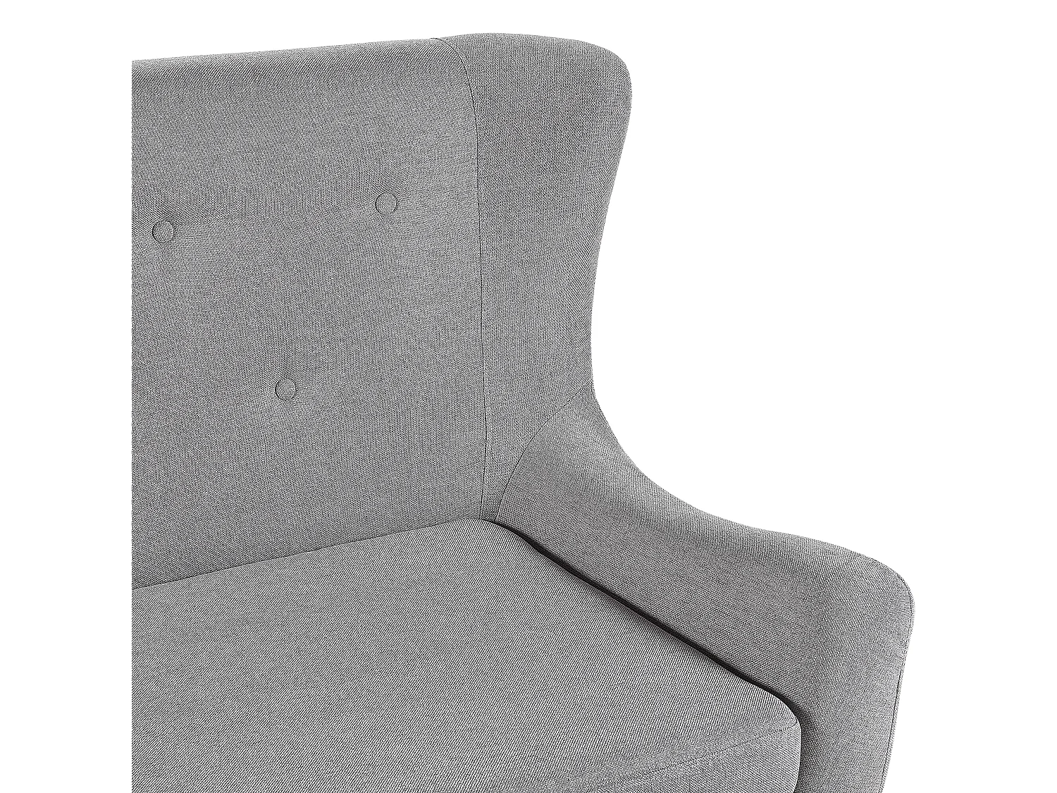 Gestoffeerde bank SKIBBY Stof Lichtgrijs 2-zitter