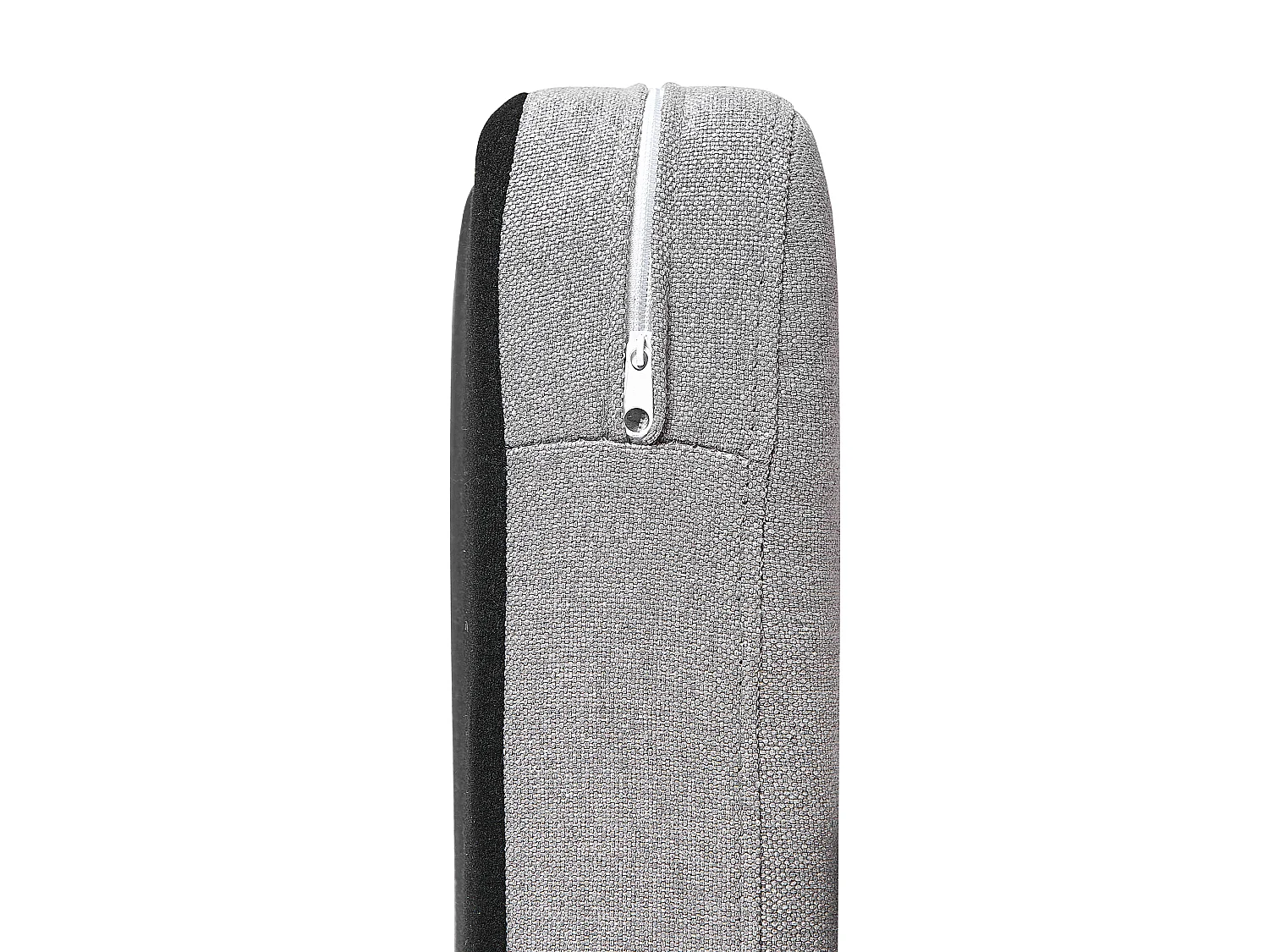 Modernes 2-Sitzer Küchensofa Polsterbezug hellgrau Holzbeine Ohrensofa Skibby