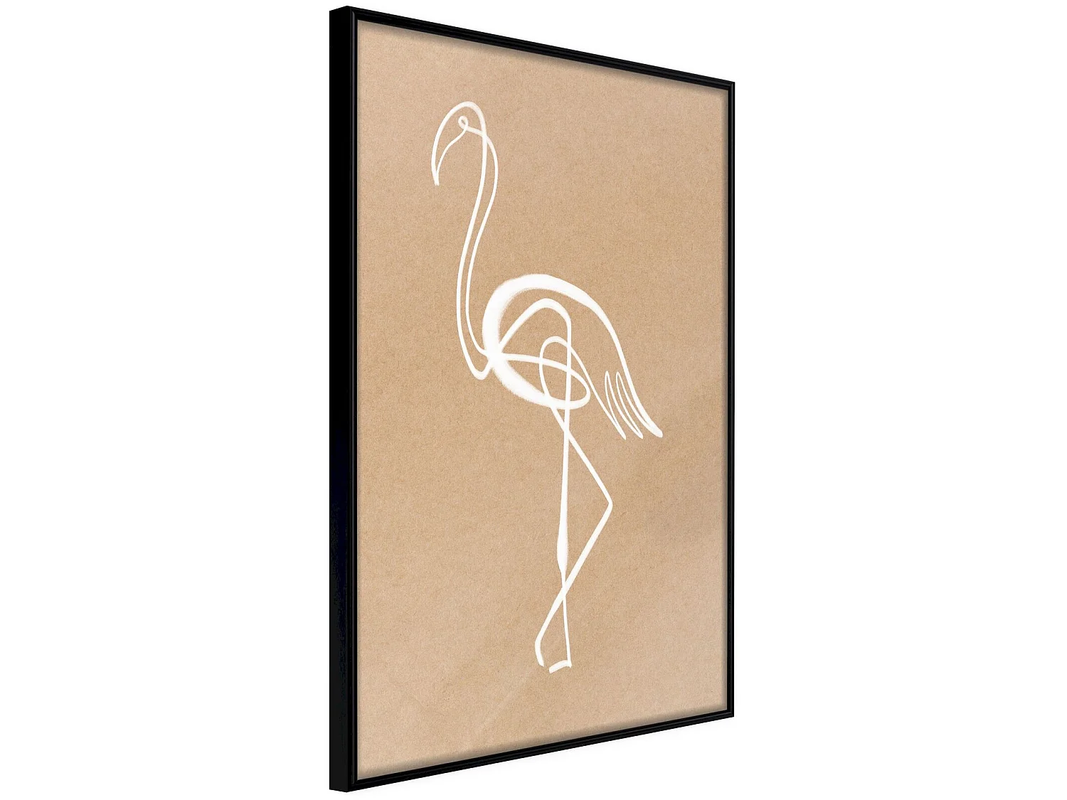 Tableau cadre Oiseau solitaire - 30 x 45 cm