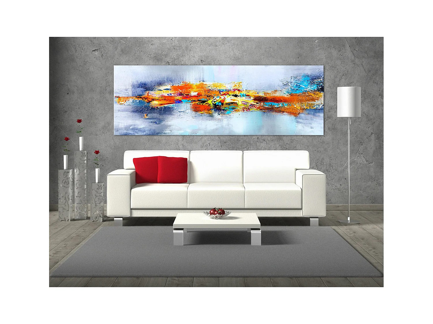 Tableau Carnival Narrow - 135 x 45 cm