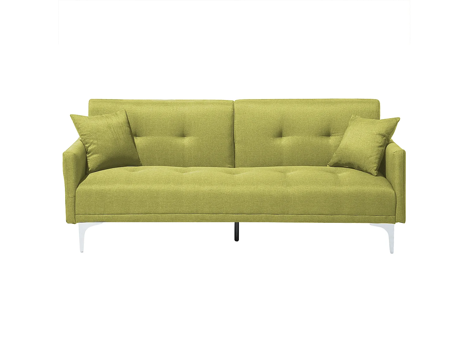 Sofa rozkładana LUCAN Oliwkowy dla 3 osób