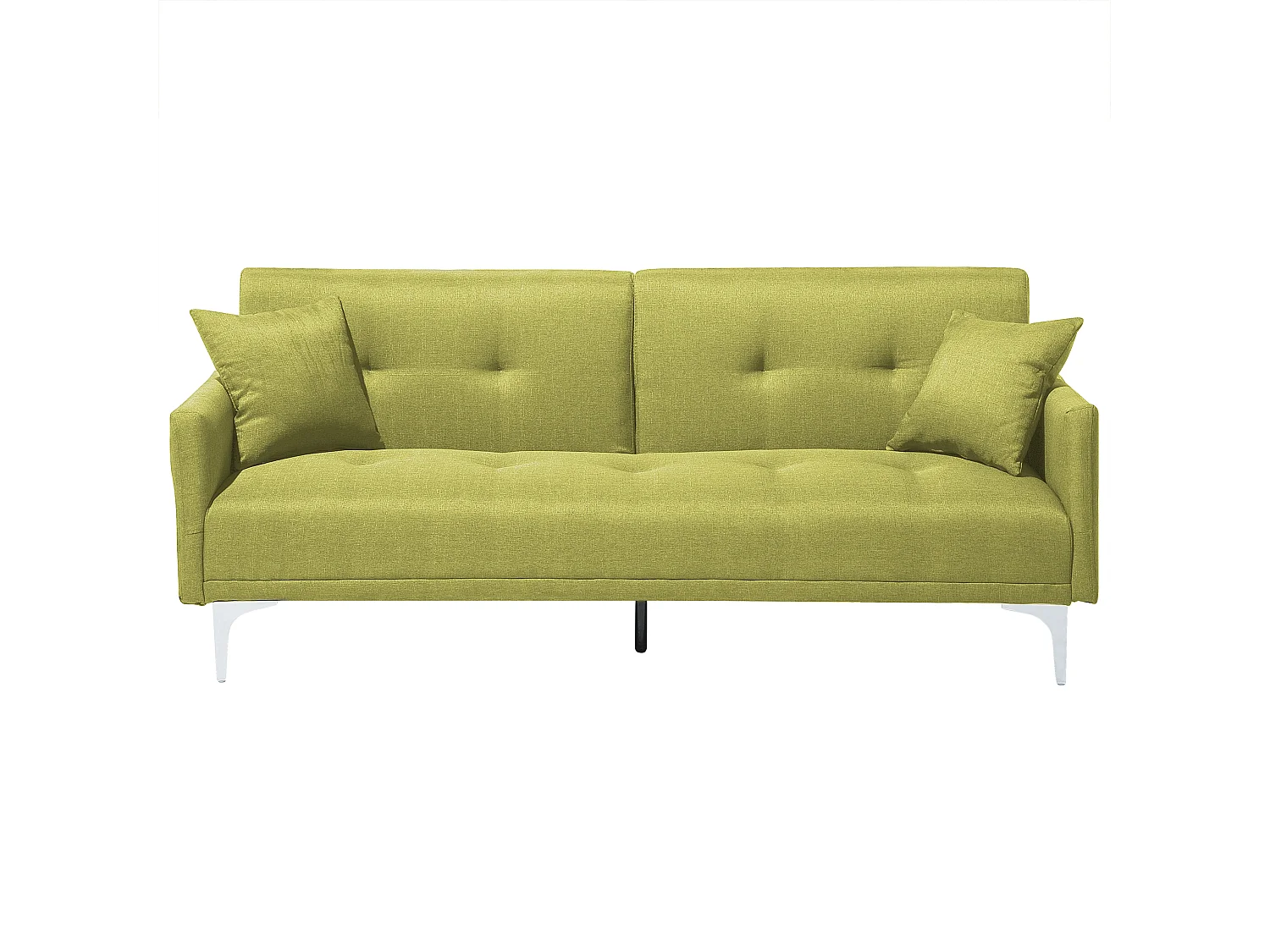 Canapé-lit LUCAN Tissu Vert olive 3 places