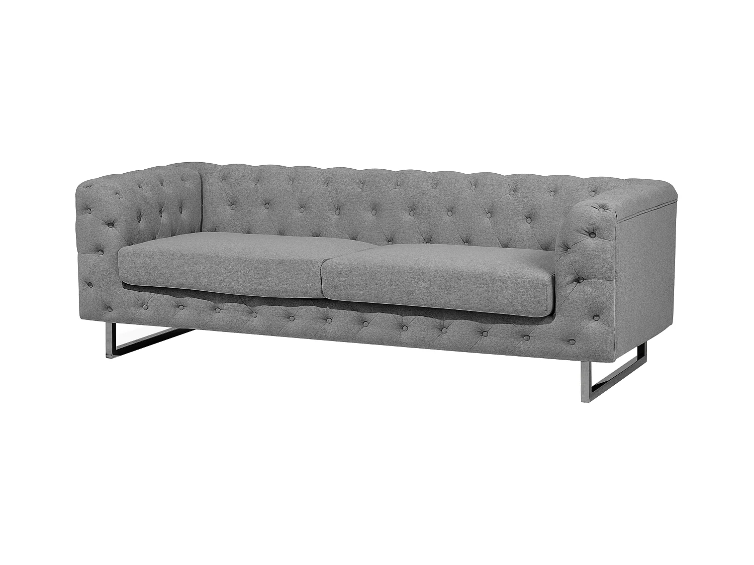 Sofa VISSLAND Jasnoszary dla 3 osób