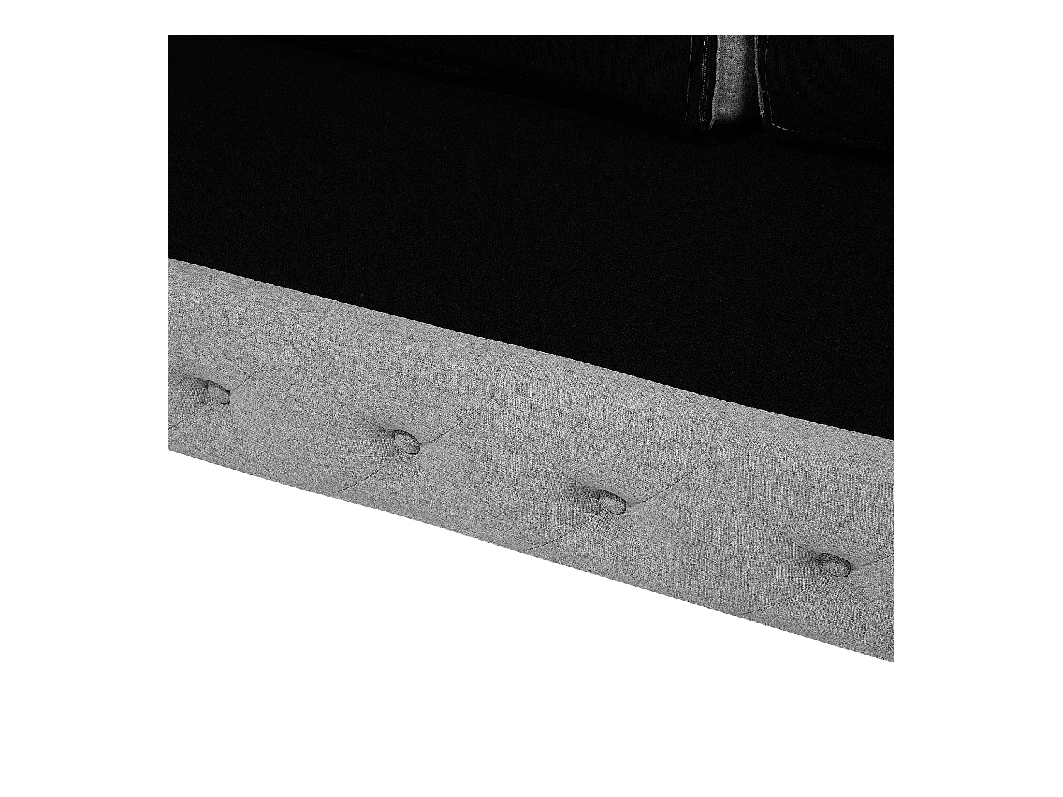 Sofa VISSLAND Jasnoszary dla 3 osób