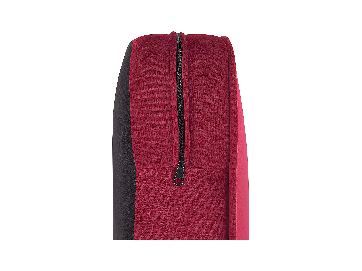 Bank CHESTERFIELD Fluweel Donkerrood 3-zitter