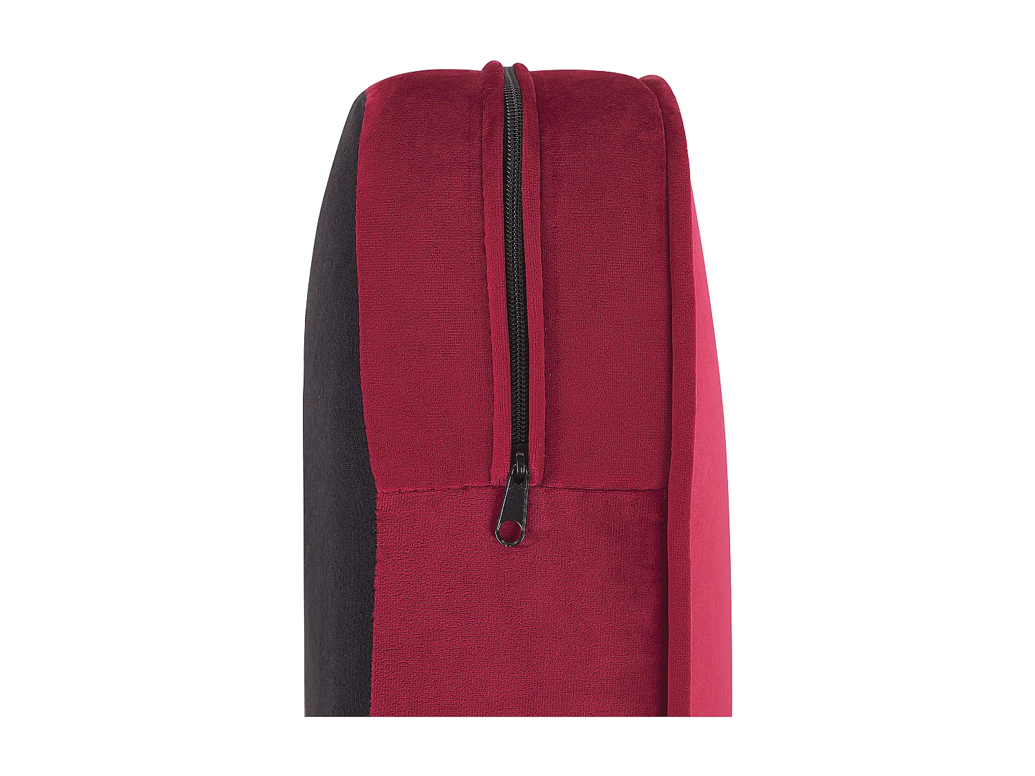 Canapé 3 places CHESTERFIELD Velours Rouge foncé