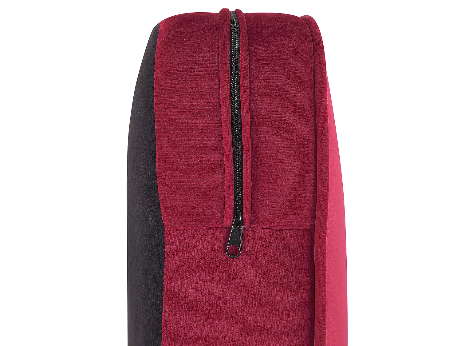 Bank CHESTERFIELD Fluweel Donkerrood 3-zitter