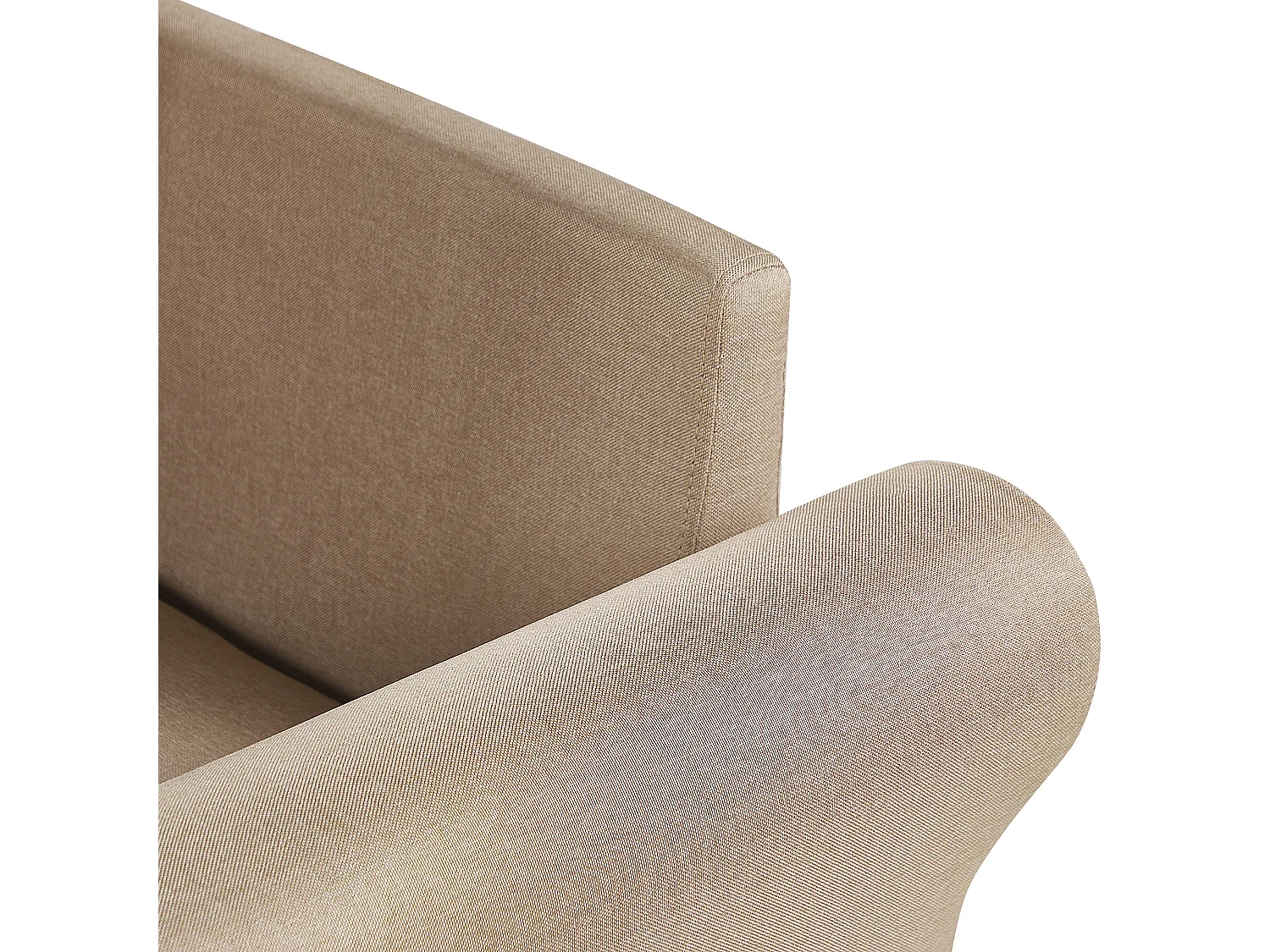 Modernes Ecksofa Polsterbezug mit Kissen in Beige rechtsseitig Vikna