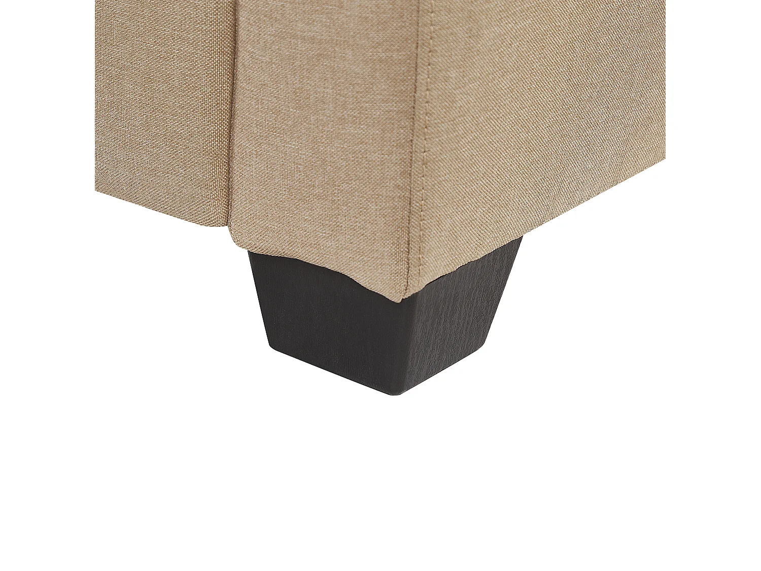 Modernes Ecksofa Polsterbezug mit Kissen in Beige rechtsseitig Vikna