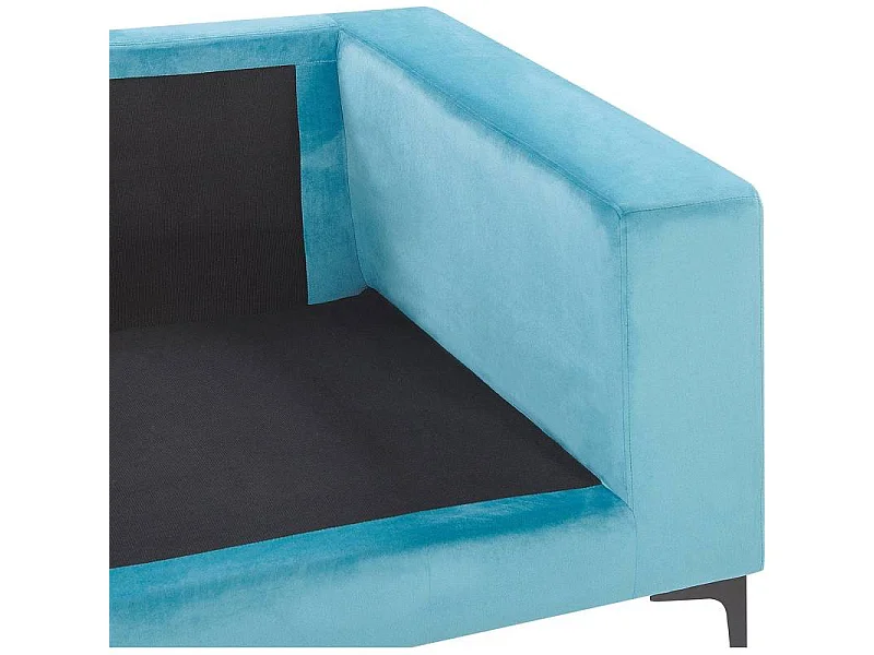 Bank VADSTENA Fluweel Lichtblauw 3-zitter