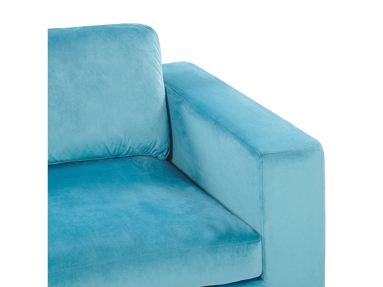 Bank VADSTENA Fluweel Lichtblauw 3-zitter