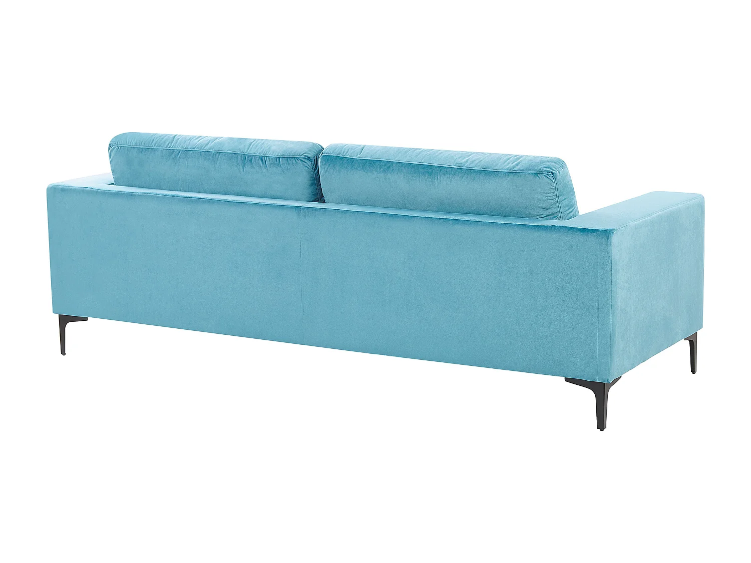 Canapé 3 places VADSTENA Velours Bleu clair