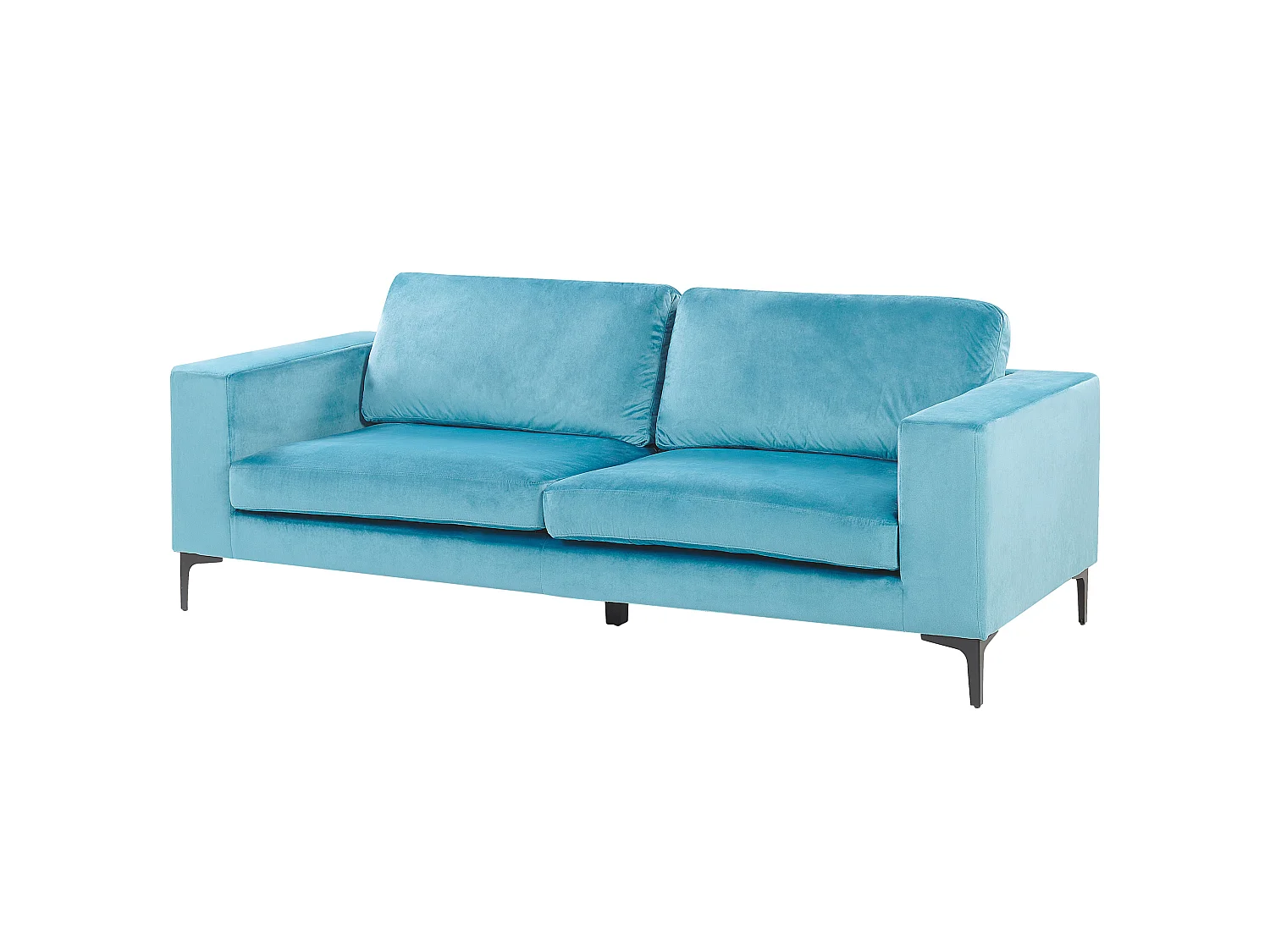 Sofa 3 Seater VADSTENA Velvet Light Blue