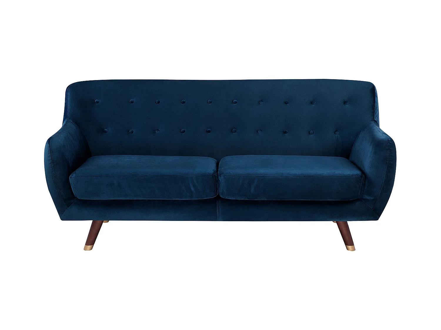 Divano BODO Velluto Blu marino 3 posti