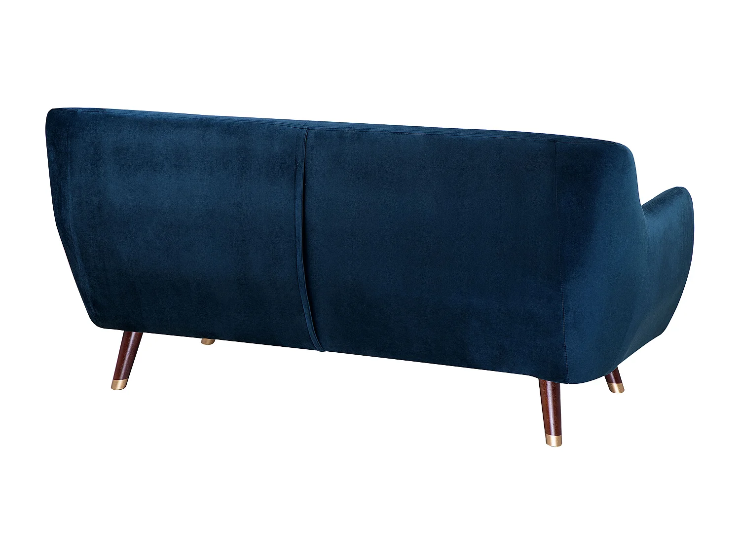 Bank BODO Fluweel Marineblauw 3-zitter