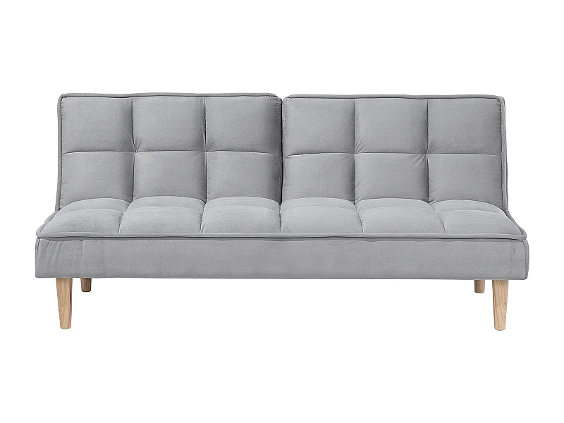 Divano letto SILJAN Tessuto Grigio chiaro Grigio 3 posti