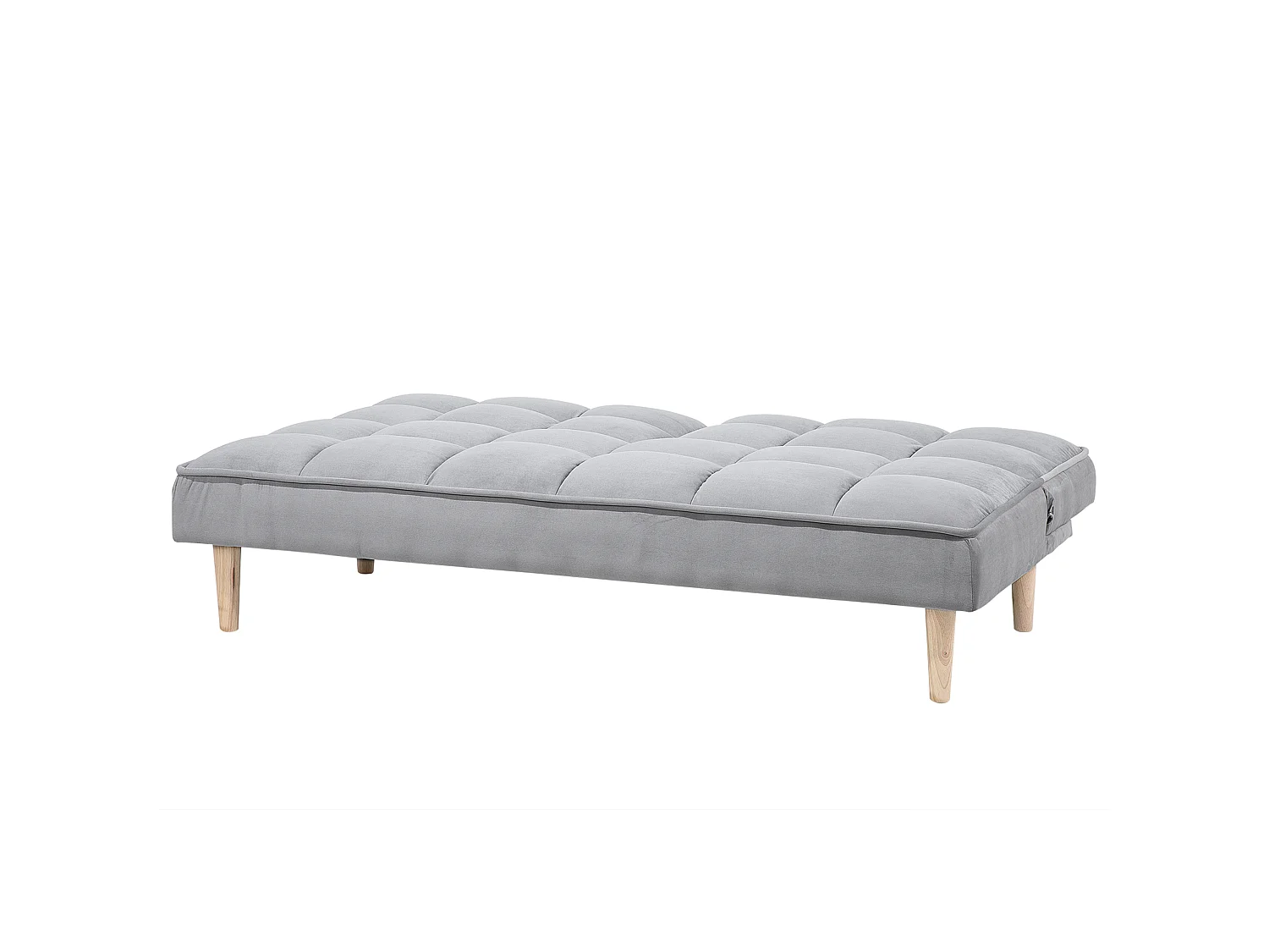 Canapé-lit SILJAN Tissu Gris clair Gris 3 places