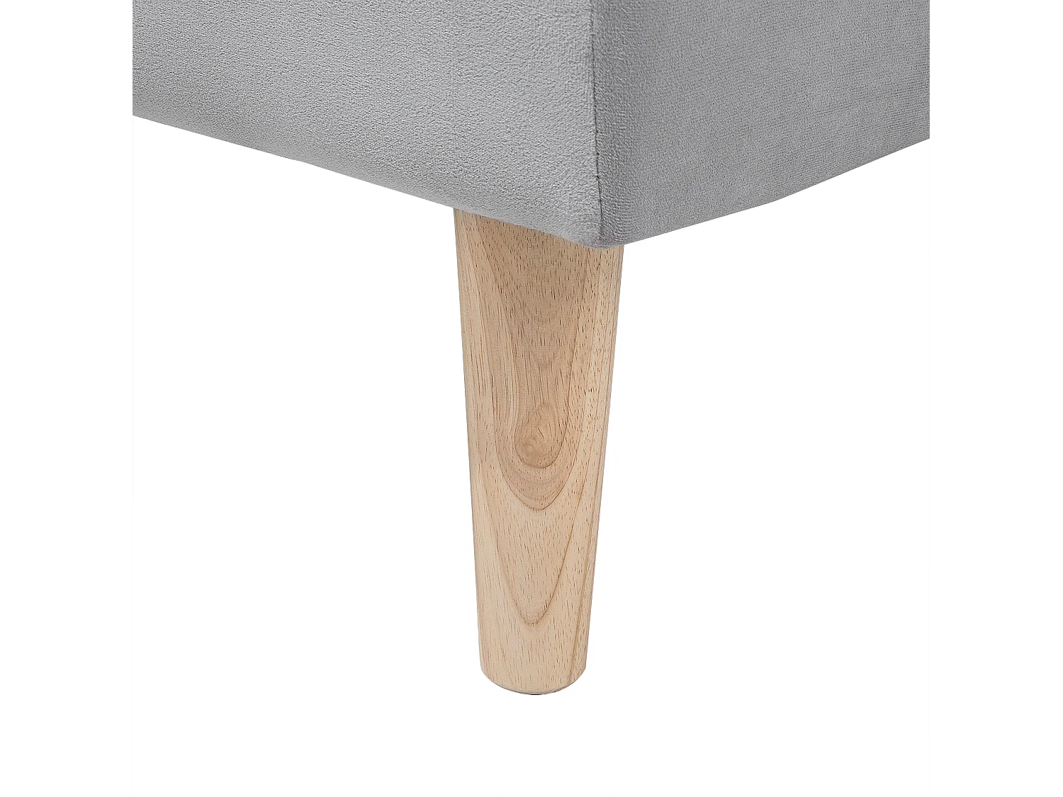 Sofa Bed 3 Seater SILJAN Fabric Light Grey Grey