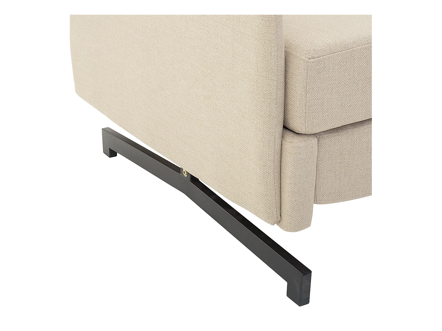 Canapé-lit 2 places BELFAST Tissu Beige