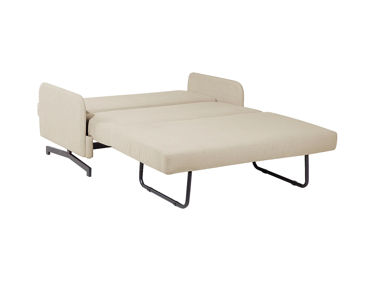 Canapé-lit 2 places BELFAST Tissu Beige