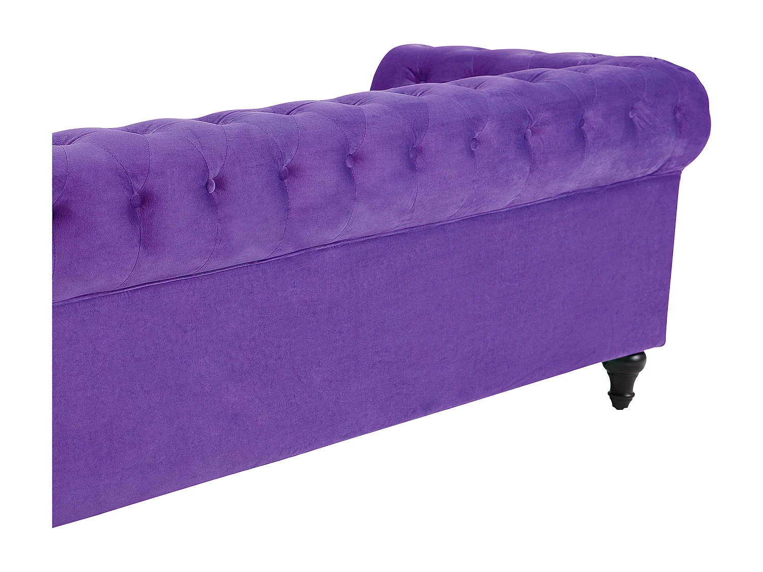 Divano CHESTERFIELD Velluto Viola 3 posti