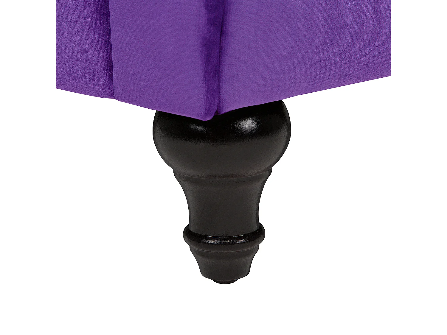 Divano CHESTERFIELD Velluto Viola 3 posti