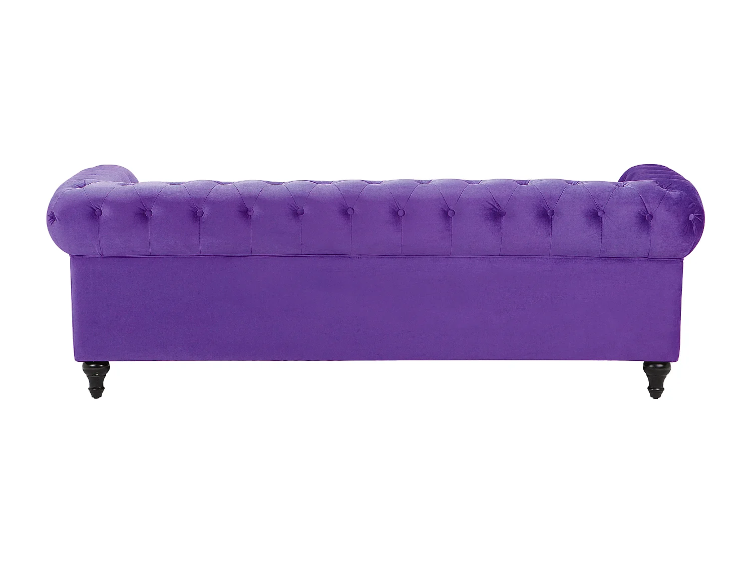Canapé 3 places CHESTERFIELD Velours Violet