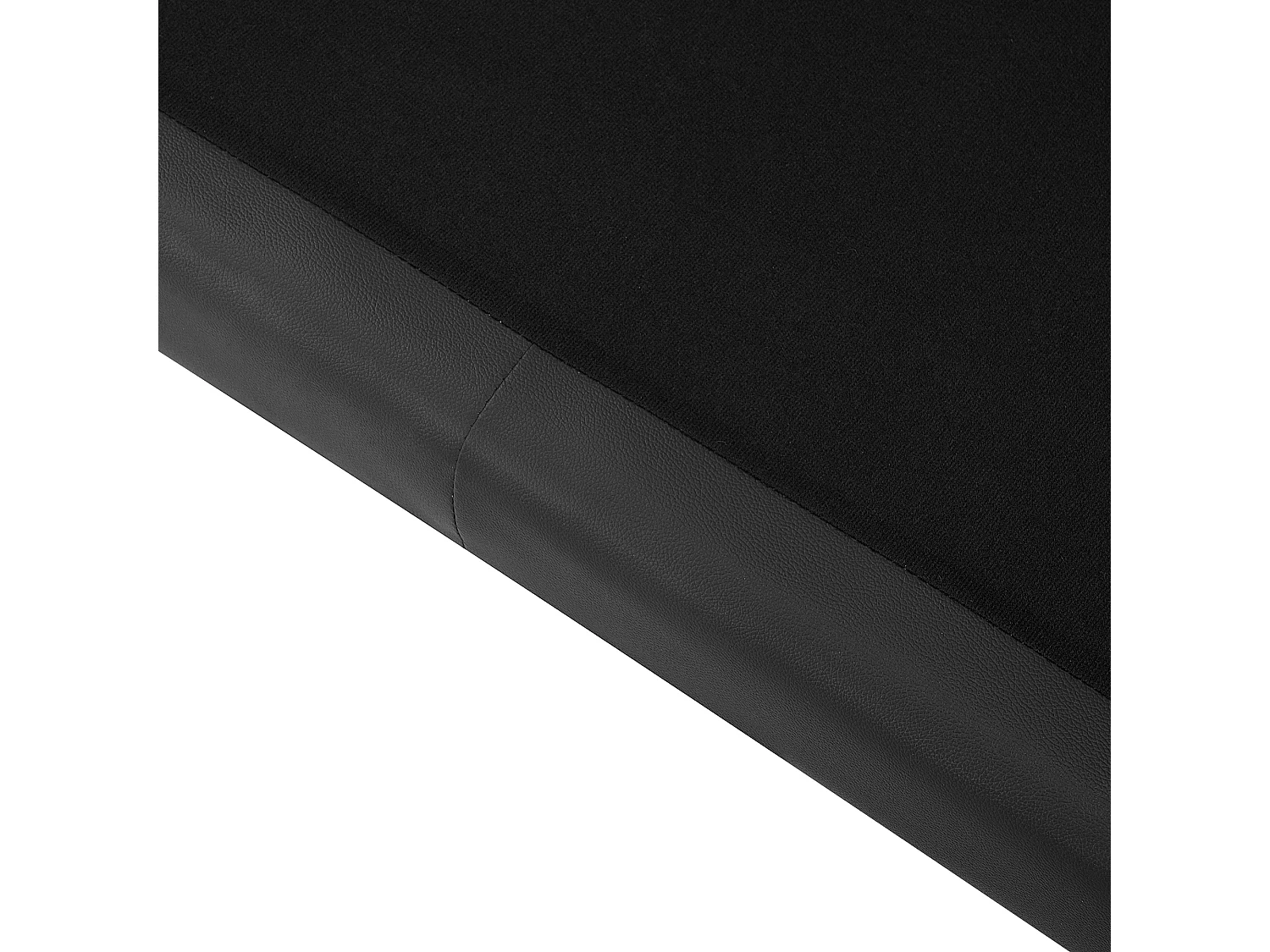 Sofa TORGET Skóra naturalna Czarny dla 3 osób