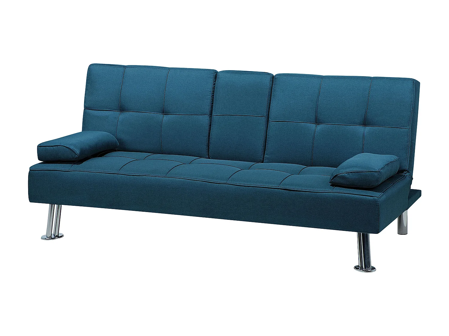 Sofá cama ROXEN Tela Azul 3 plazas