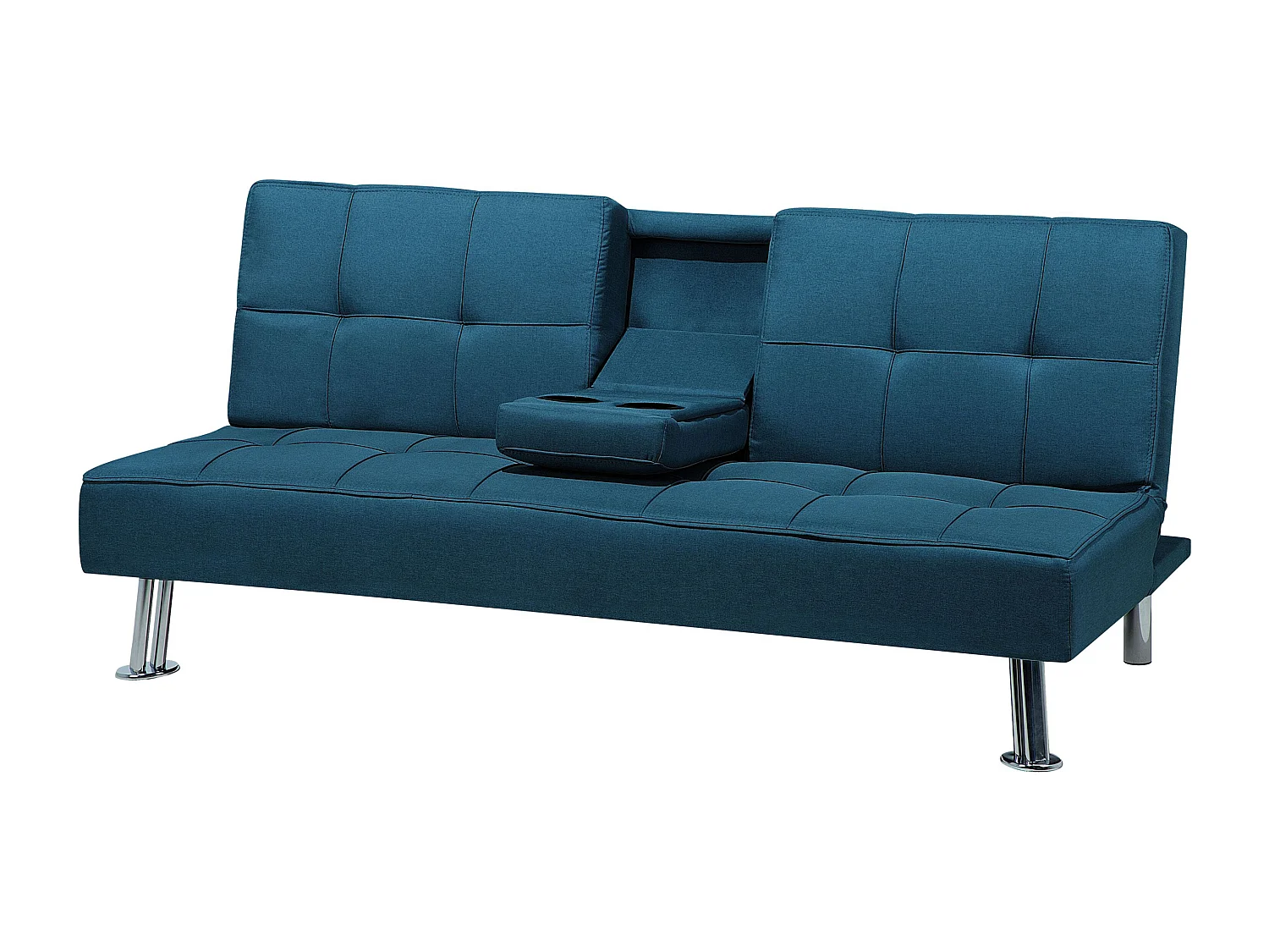 Sofá cama ROXEN Tela Azul 3 plazas