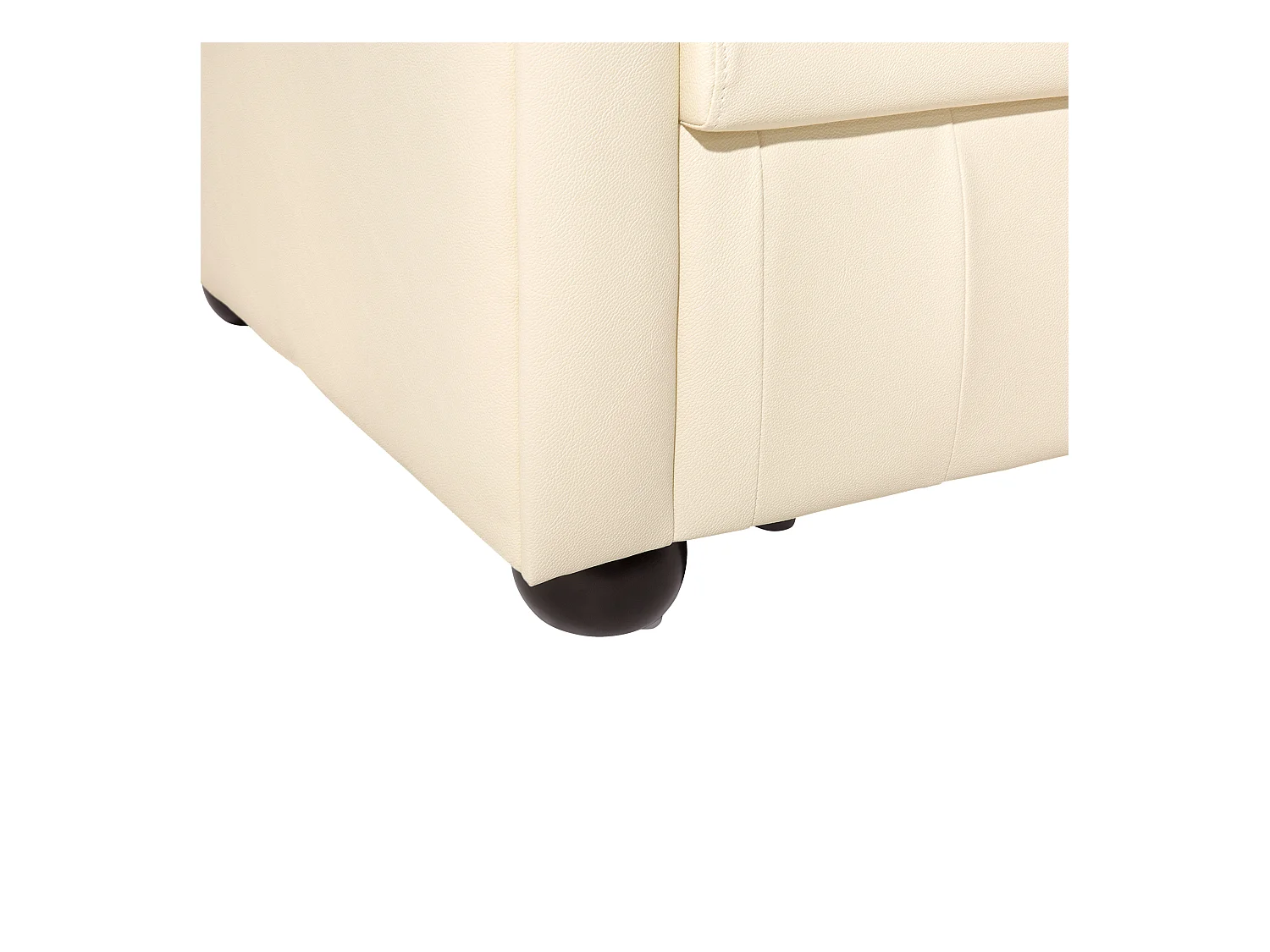 Canapé 3 places CHESTERFIELD Cuir Beige clair