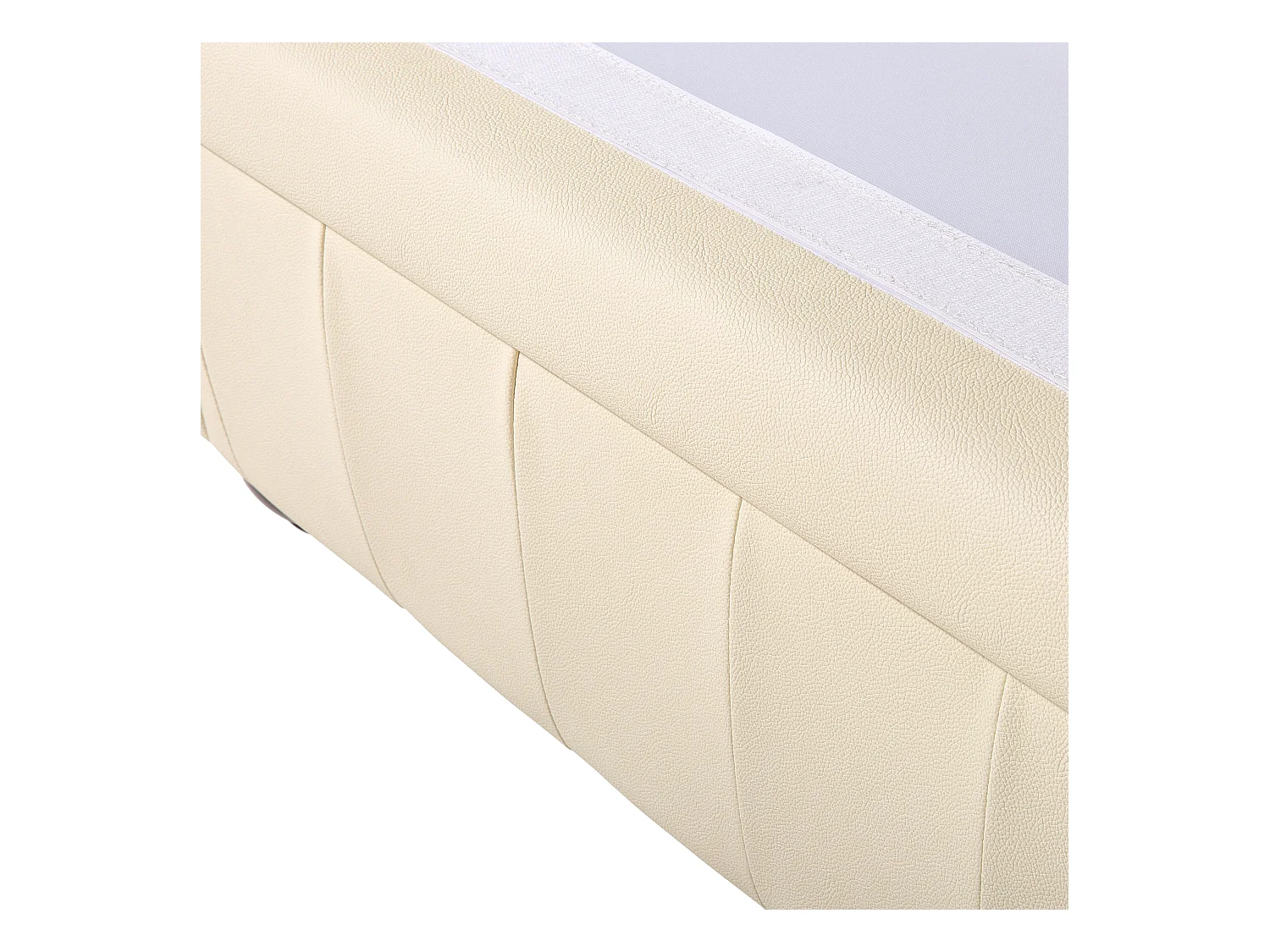 Canapé 3 places CHESTERFIELD Cuir Beige clair