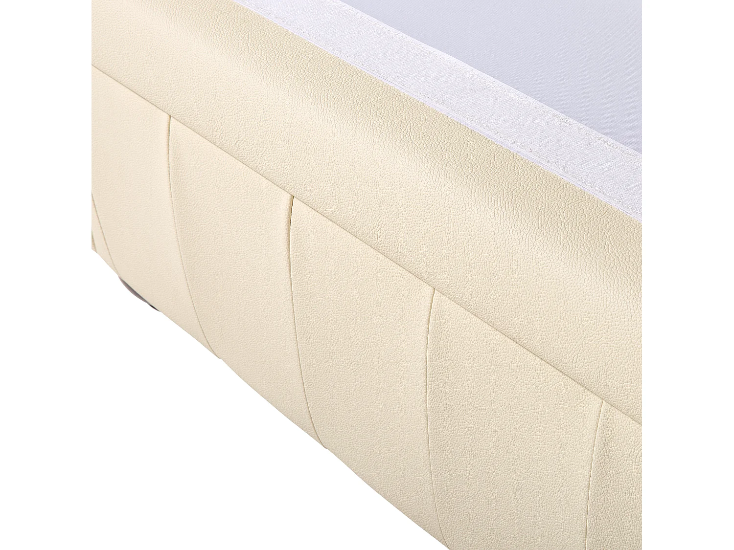 Canapé 3 places CHESTERFIELD Cuir Beige clair