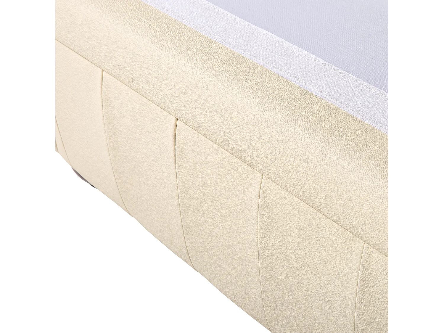 Canapé 3 places CHESTERFIELD Cuir Beige clair