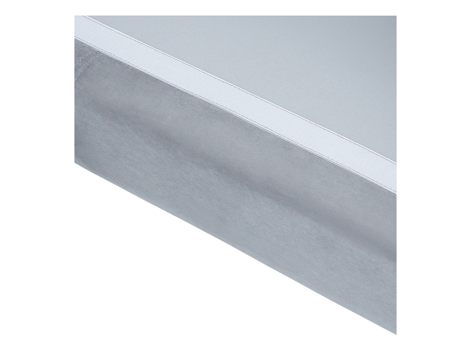 Sofá esquinero OSLO Terciopelo Gris 4 plazas Derecha