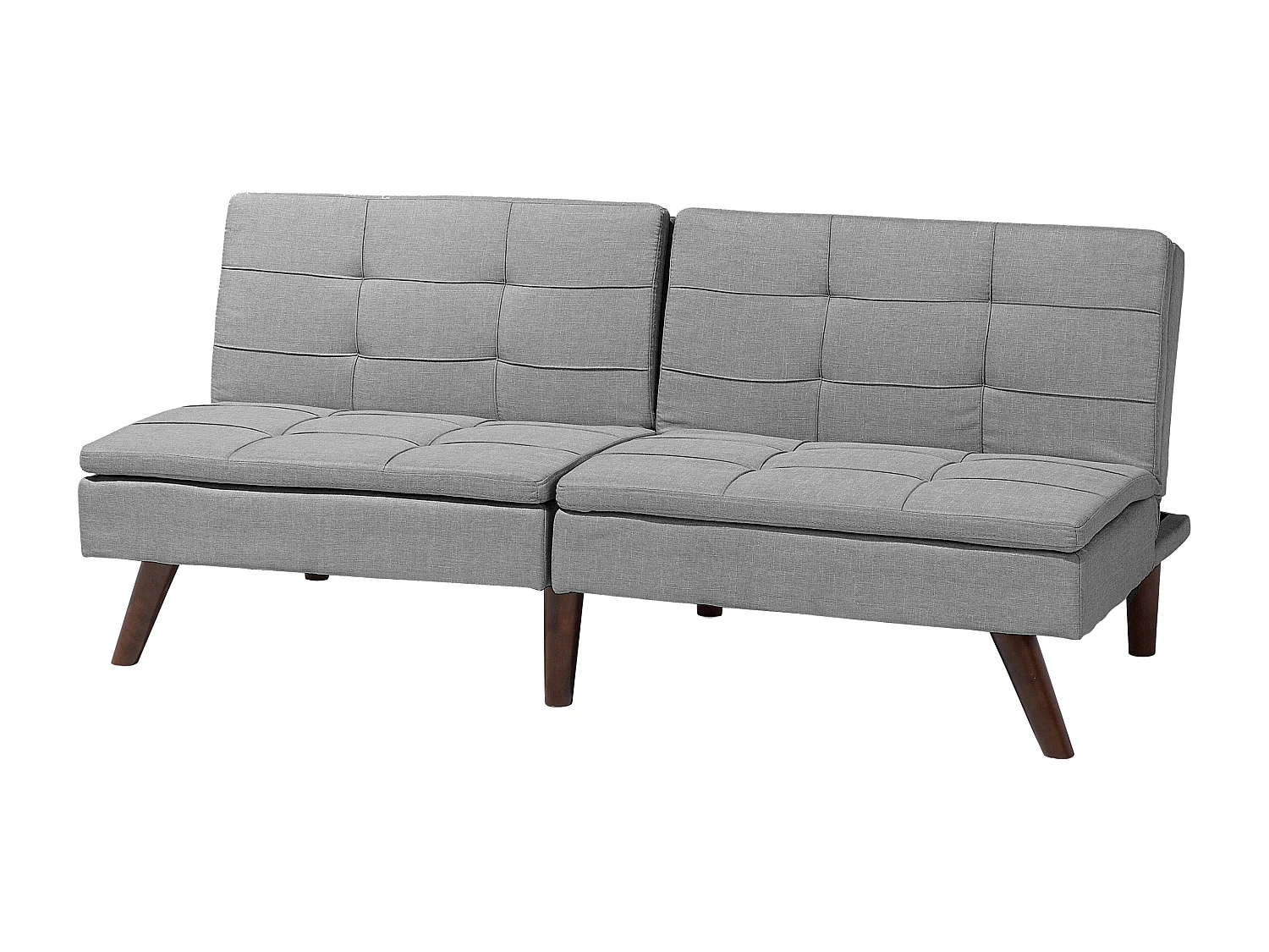 Sofá cama RONNE Tela Gris claro 3 plazas