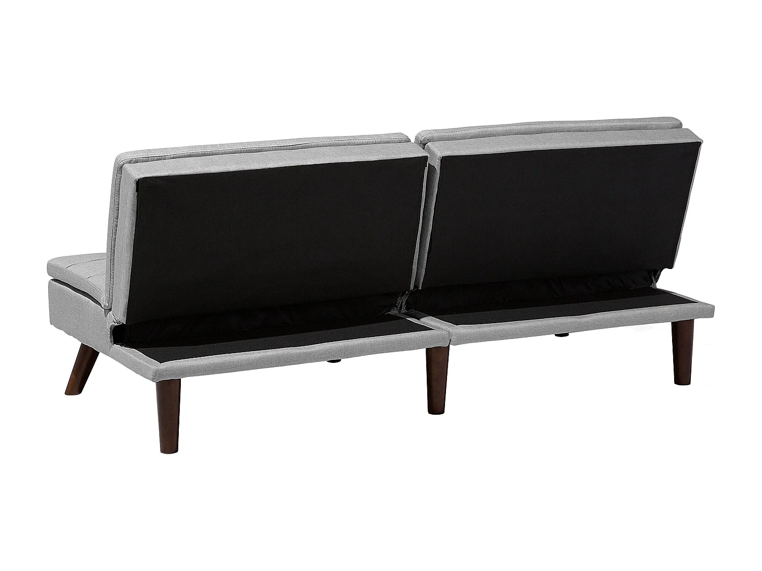 Sofá cama RONNE Tela Gris claro 3 plazas