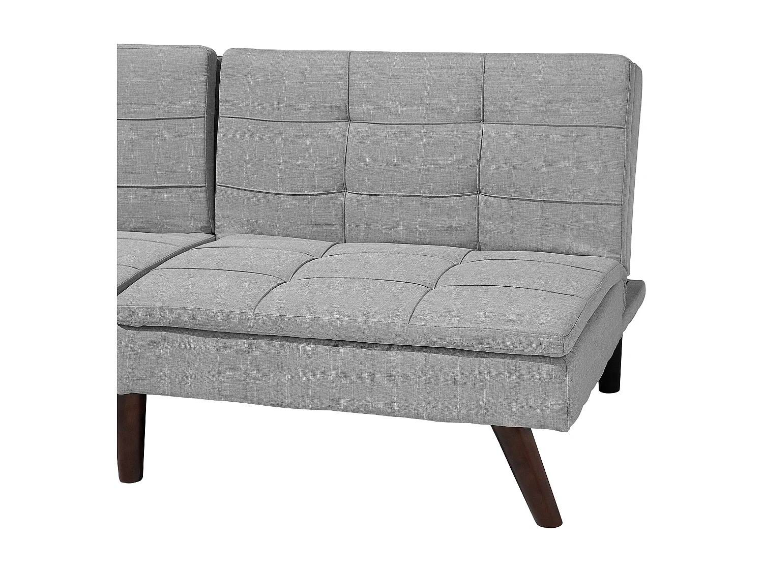 Sofá cama RONNE Tela Gris claro 3 plazas